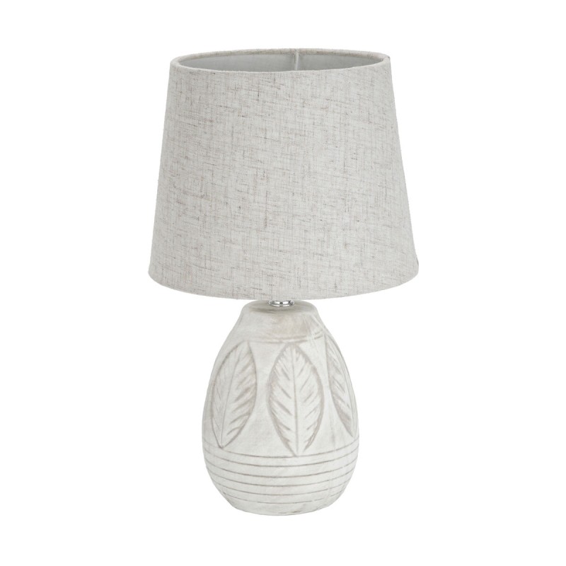 Lampada da tavolo Versa Brasilia Lino Ceramica 40 W 20 x 31 cm Lampada da tavolo Versa Brasilia Lino Ceramica 40 W 20 x 31 cm