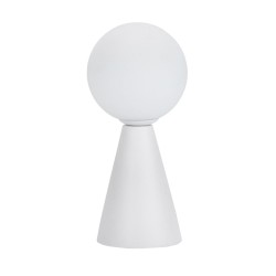 Lampada da tavolo Versa Bianco Ceramica Cristallo 40 W 10 x 22,5 cm Prisma