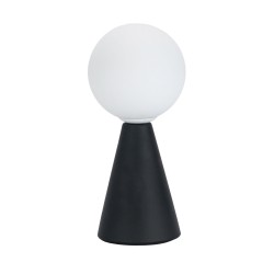 Lampada da tavolo Versa Nero Ceramica Cristallo 40 W 10 x 22,5 cm Prisma
