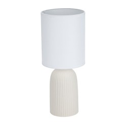 Lampada da tavolo Versa Cotone Ceramica 40 W 15 x 36 cm