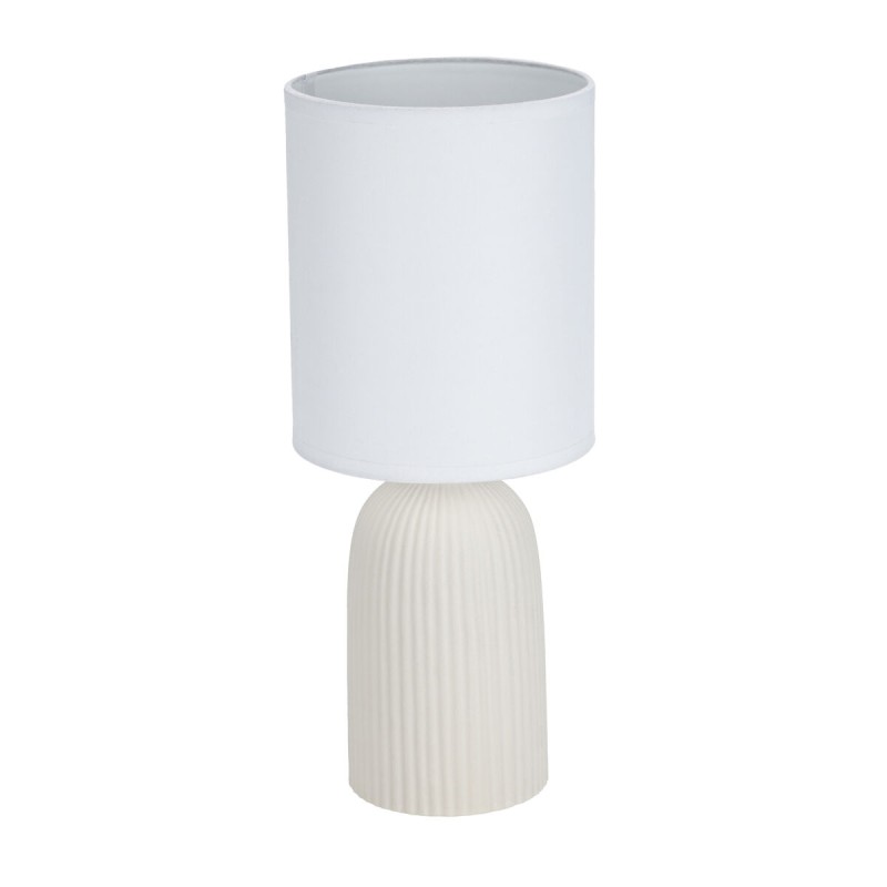 Lampada da tavolo Versa Cotone Ceramica 40 W 15 x 36 cm Lampada da tavolo Versa Cotone Ceramica 40 W 15 x 36 cm