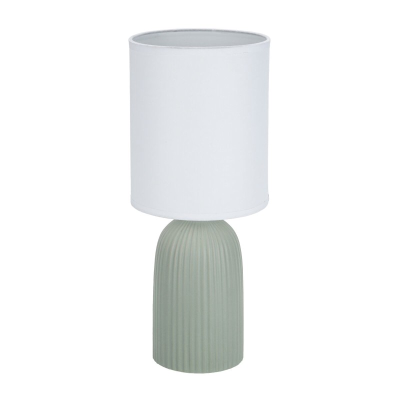 Lampada da tavolo Versa Verde Cotone Ceramica 40 W 15 x 36 cm Lampada da tavolo Versa Verde Cotone Ceramica 40 W 15 x 36 cm