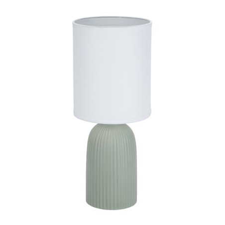 Lampada da tavolo Versa Verde Cotone Ceramica 40 W 15 x 36 cm