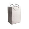 Cesto per i Panni Sporchi Versa Grigio Minimalista 30 x 55 x 36 cm