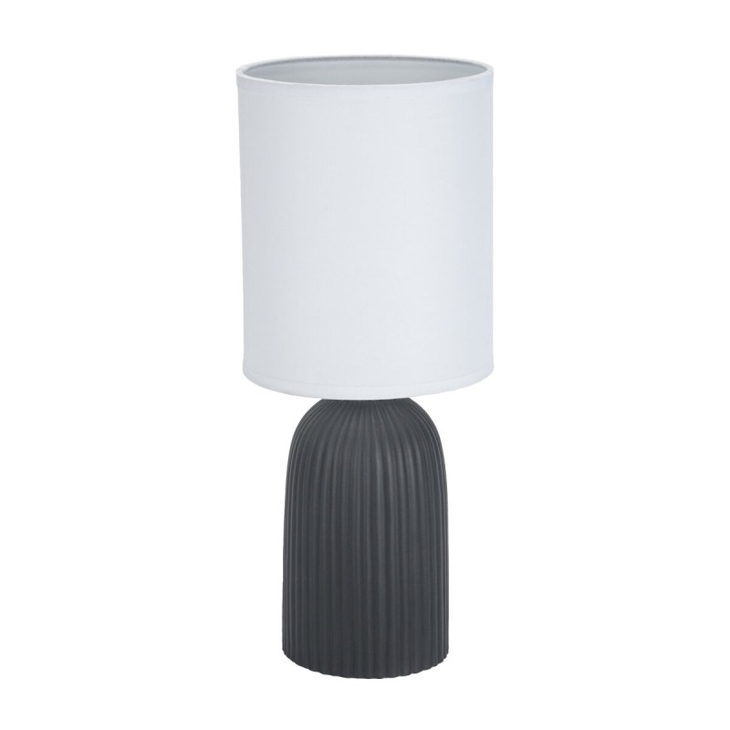Lampada da tavolo Versa Nero Cotone Ceramica 40 W 15 x 36 cm Lampada da tavolo Versa Nero Cotone Ceramica 40 W 15 x 36 cm