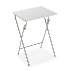 Tavolo Pieghevole Versa Bianco Metallo Legno MDF (37,5 x 65,5 x 47,5 cm)