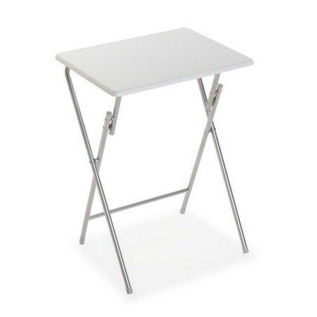 Tavolo Pieghevole Versa Bianco Metallo Legno MDF (37,5 x 65,5 x 47,5 cm)