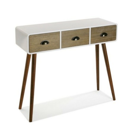 Ingresso con 3 Cassetti Versa 30 x 80,5 x 90 cm 0,3 x 0,805 x 0,9 cm Bianco