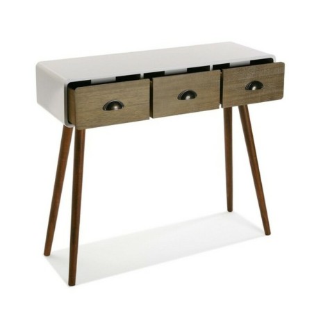 Ingresso con 3 Cassetti Versa 30 x 80,5 x 90 cm 0,3 x 0,805 x 0,9 cm Bianco
