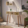 Ingresso con 3 Cassetti Versa 30 x 80,5 x 90 cm 0,3 x 0,805 x 0,9 cm Bianco