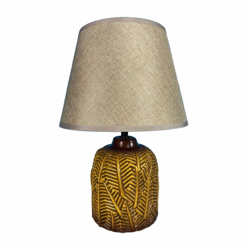 Lampada da tavolo Versa Hosto Giallo Ceramica Tessile (22,5 x 33 x 12,5 cm) Lampada da tavolo Versa Hosto Giallo Ceramica Tessile (22,5 x 33 x 12,5 cm)