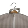 Custodia per Vestiti Versa Righe Beige 135 x 60 cm