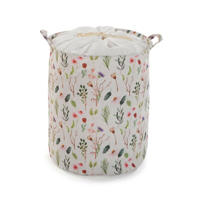 Cesto per i Panni Sporchi Versa Fiori Poliestere Tessile (38 x 48 x 38 cm) Cesto per i Panni Sporchi Versa Fiori Poliestere Tessile (38 x 48 x 38 cm)