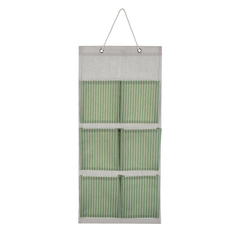 Contenitore per Sistemare Multiuso Versa Verde Da muro 56 x 26 cm Contenitore per Sistemare Multiuso Versa Verde Da muro 56 x 26 cm