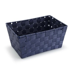 Cestino Multiuso Versa 20 x 15 x 30 cm Blu scuro Grande