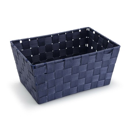 Cestino Multiuso Versa 20 x 15 x 30 cm Blu scuro Grande
