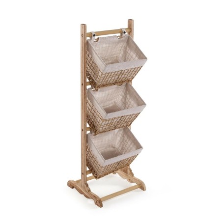 Scaffale da Bagno Versa Nadir Marrone 35 x 102 x 35 cm