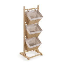 Scaffale da Bagno Versa Zenit Marrone 35 x 102 x 35 cm