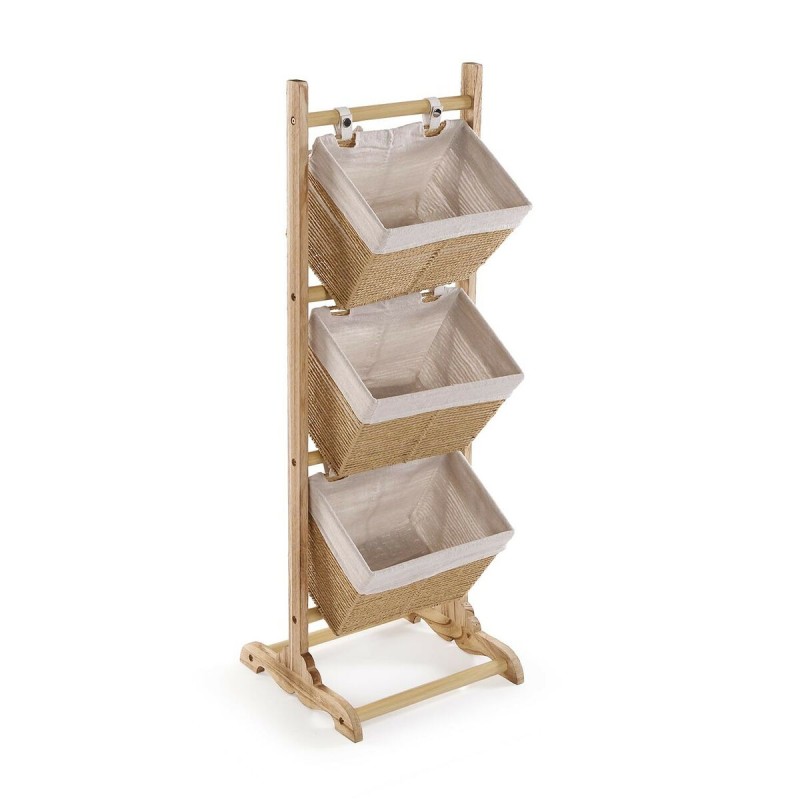 Scaffale da Bagno Versa Zenit Marrone 35 x 102 x 35 cm Scaffale da Bagno Versa Zenit Marrone 35 x 102 x 35 cm
