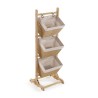 Scaffale da Bagno Versa Zenit Marrone 35 x 102 x 35 cm