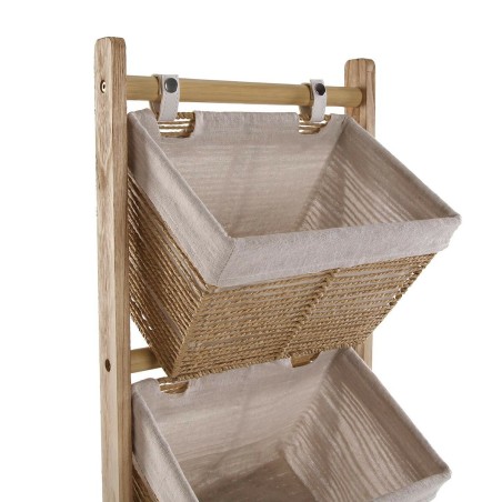 Scaffale da Bagno Versa Zenit Marrone 35 x 102 x 35 cm