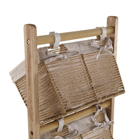Scaffale da Bagno Versa Zenit Marrone 35 x 102 x 35 cm