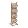 Scaffale da Bagno Versa Nadir Marrone 35 x 125 x 35 cm