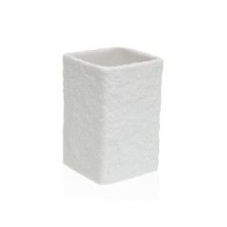 Portaspazzolini da Denti Versa Viti Bianco Resina 7,4 x 10,6 x 7,4 cm