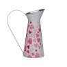 Vaso Versa Rosso Metallo Cuori 16 x 28 x 22 cm