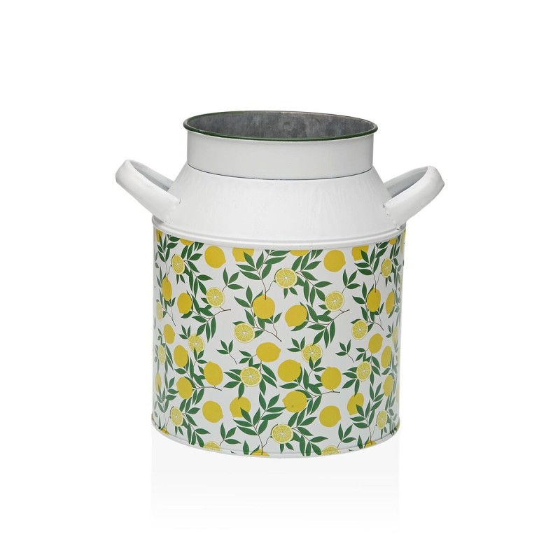 Vaso Versa Giallo Limone Metallo 13 x 15,5 x 21 cm