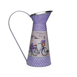 Vaso Versa Lilla Metallo Bicicletta 16 x 28 x 22 cm