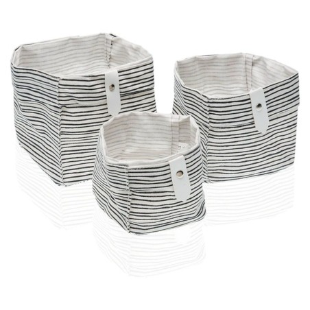 Set di Cestini Versa 10 x 10 x 10 cm 14 x 14 x 14 cm 12 x 12 x 12 cm