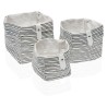 Set di Cestini Versa 10 x 10 x 10 cm 14 x 14 x 14 cm 12 x 12 x 12 cm