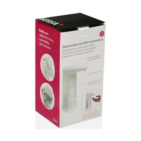 Dispenser con sensore Versa Bianco ABS 8 x 21 x 12 cm 1 L