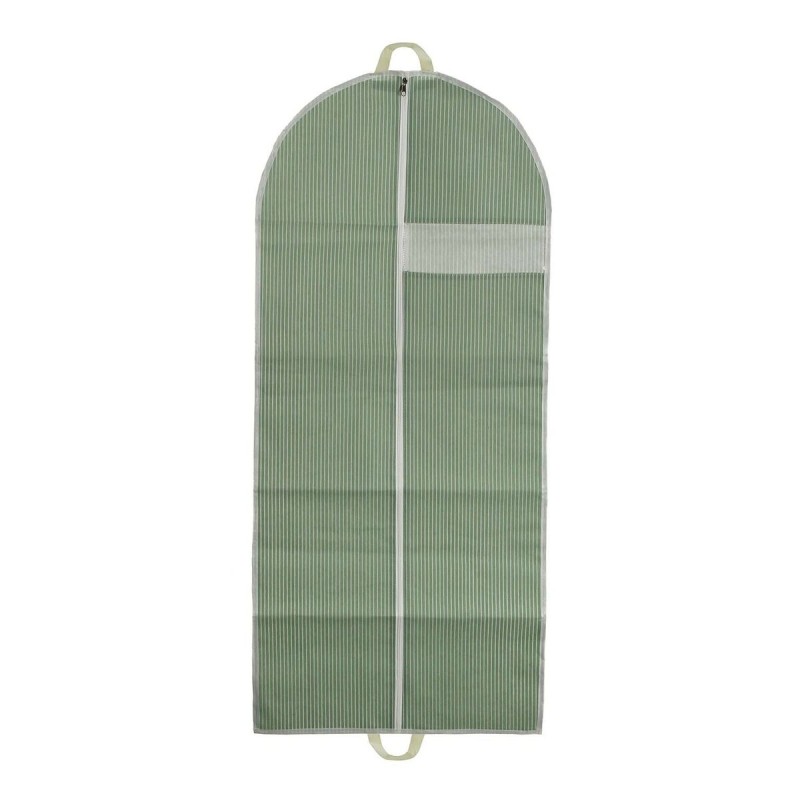 Custodia per Vestiti Versa Righe Verde 135 x 60 cm Custodia per Vestiti Versa Righe Verde 135 x 60 cm