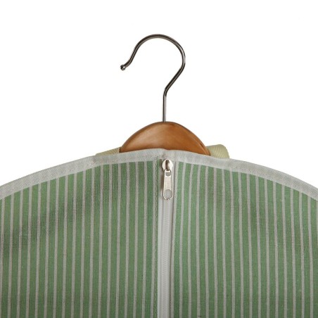 Custodia per Vestiti Versa Righe Verde 135 x 60 cm