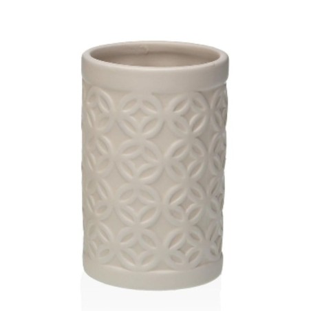 Set da Bagno Versa Beige Dolomite 6,8 x 17 x 6,8 cm