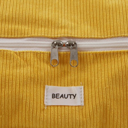 Scatole Portaoggetti Versa Corduroy 38 x 26 x 26 cm Giallo