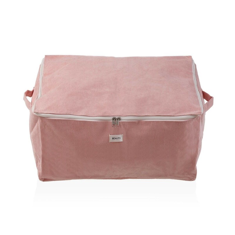 Scatole Portaoggetti Versa Corduroy 40 x 25 x 50 cm Rosa Scatole Portaoggetti Versa Corduroy 40 x 25 x 50 cm Rosa