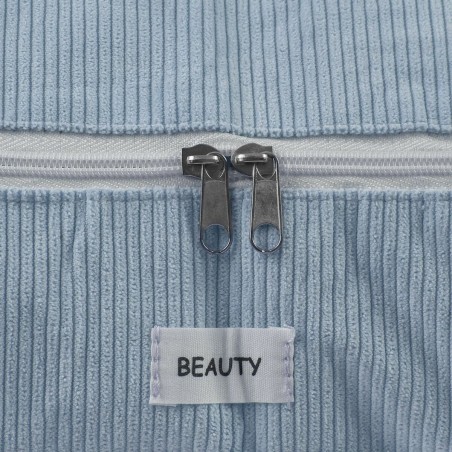Scatole Portaoggetti Versa Corduroy 50 x 20 x 70 cm Azzurro