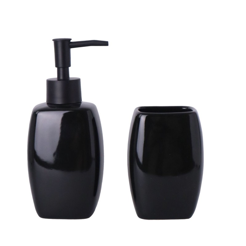 Set da Bagno Versa Nero Ceramica Set da Bagno Versa Nero Ceramica