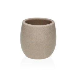 Portaspazzolini da Denti Versa Luvo Beige Resina 95 x 90 x 95 cm