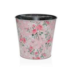 Vaso Versa XL Rosa Metallo Minimalista 16,5 cm