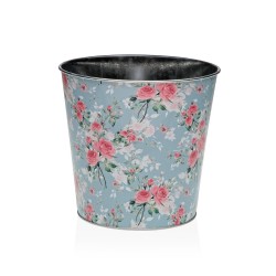 Vaso Versa XL Azzurro Metallo Minimalista 16,5 cm