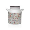 Vaso Versa Rosa Metallo Fiori 13 x 15,5 x 21 cm