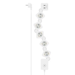 Ciabatta Multipresa Hama HOME (1,4 m)