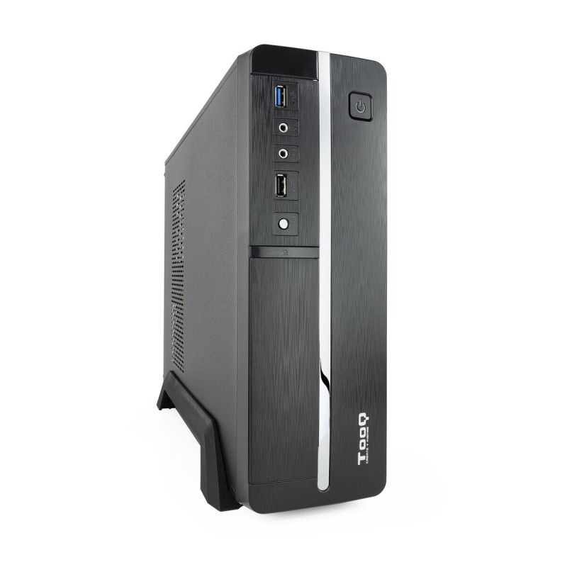 Cassa Minitorre Micro ATX con Unità di Alimentazione TooQ TQC-3005U3 Slim USB 3.0 Nero 500 W Cassa Minitorre Micro ATX con Unità di Alimentazione TooQ TQC-3005U3 Slim USB 3.0 Nero 500 W