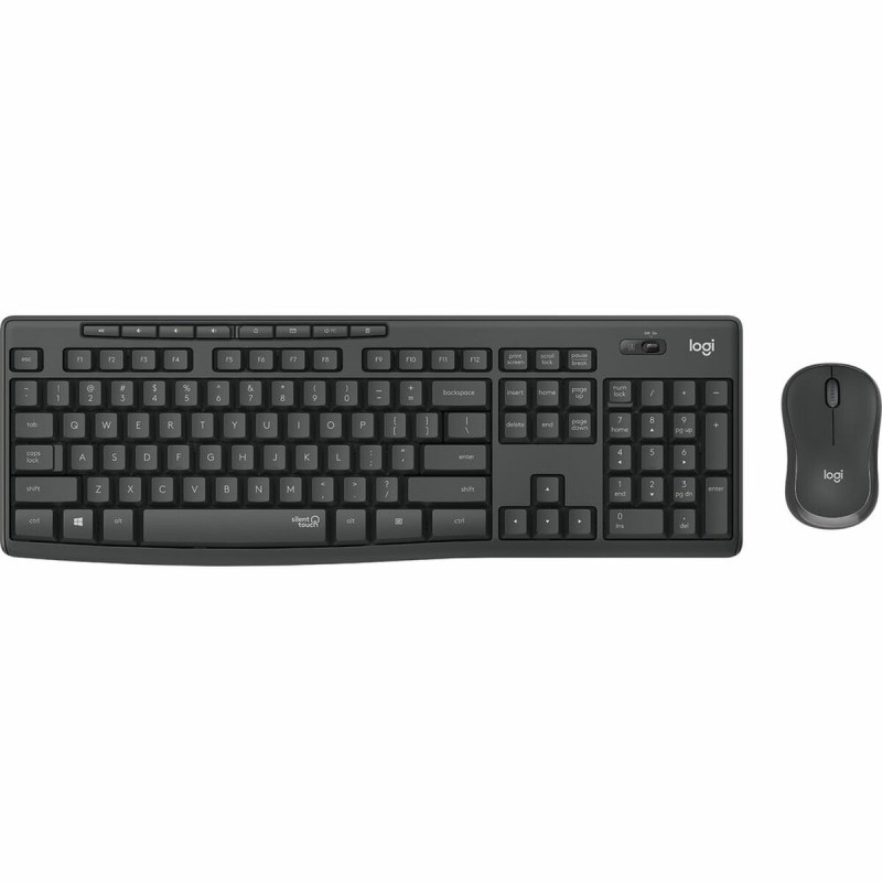 Tastiera e Mouse Wireless Logitech 920-009870 Senza Fili Nero Grigio Grafite portoghese Tastiera e Mouse Wireless Logitech 920-009870 Senza Fili Nero Grigio Grafite portoghese