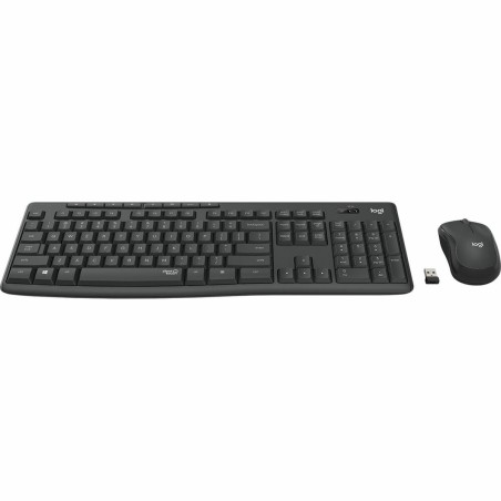 Tastiera e Mouse Wireless Logitech 920-009870 Senza Fili Nero Grigio Grafite portoghese