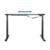 Supporto da Scrivania Motorizzato Aisens DF01B-079 Nero Acciaio